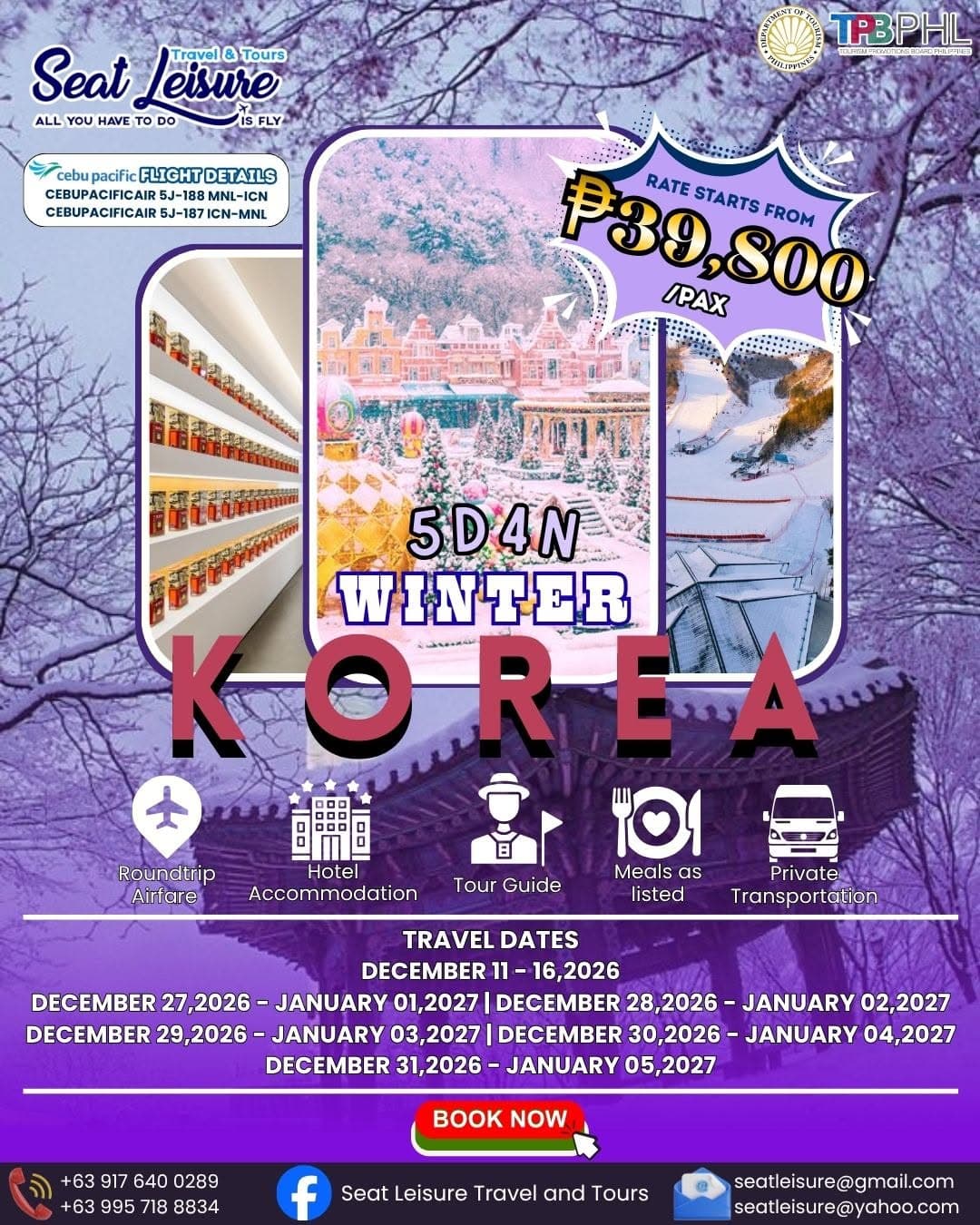 South Korea 5D/4N Tour Package