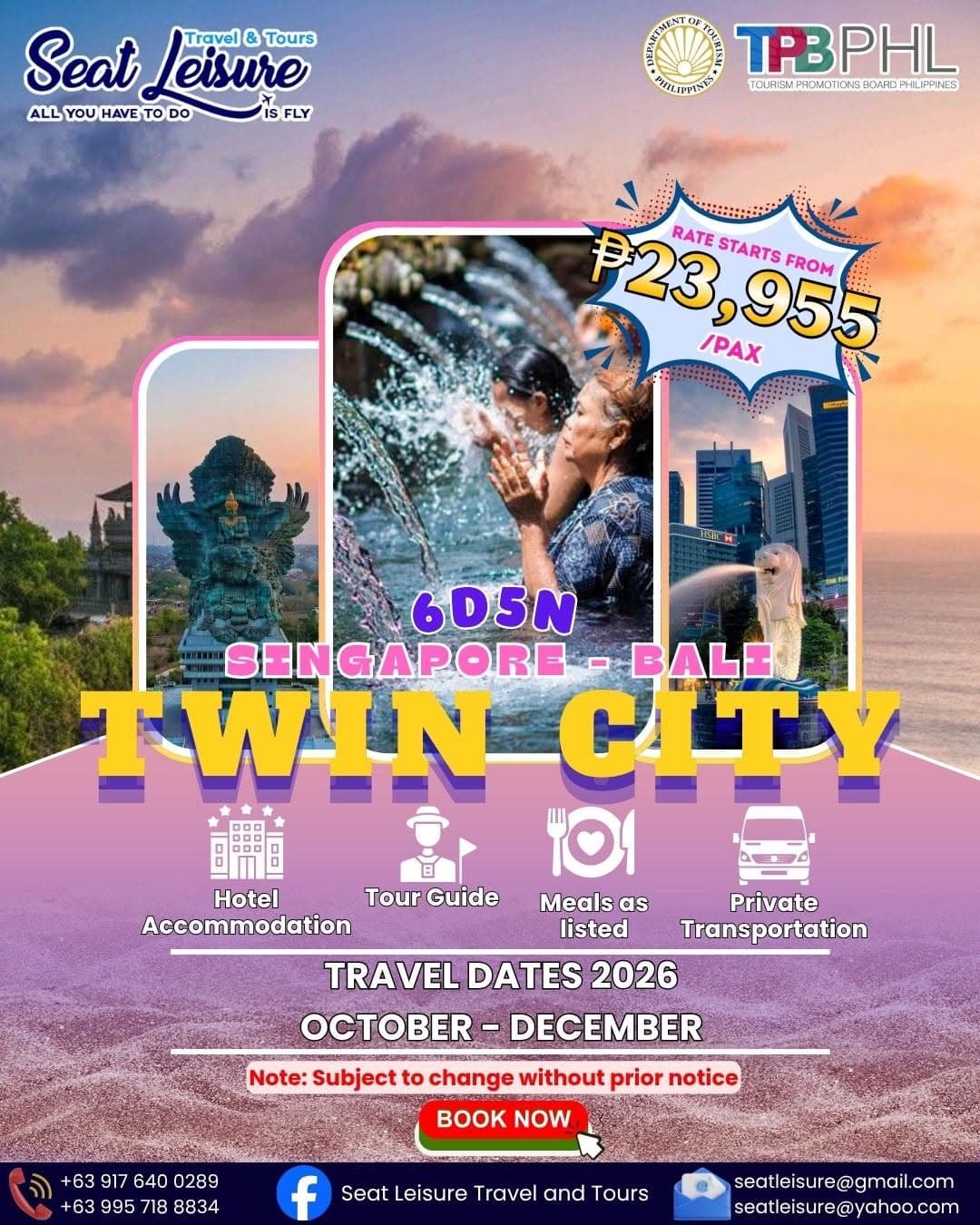 6D/5N TWIN-CITY
